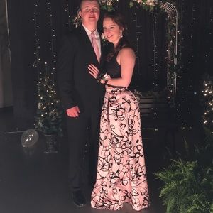 2-piece Prom Dress Perfect condition! Black & Pink